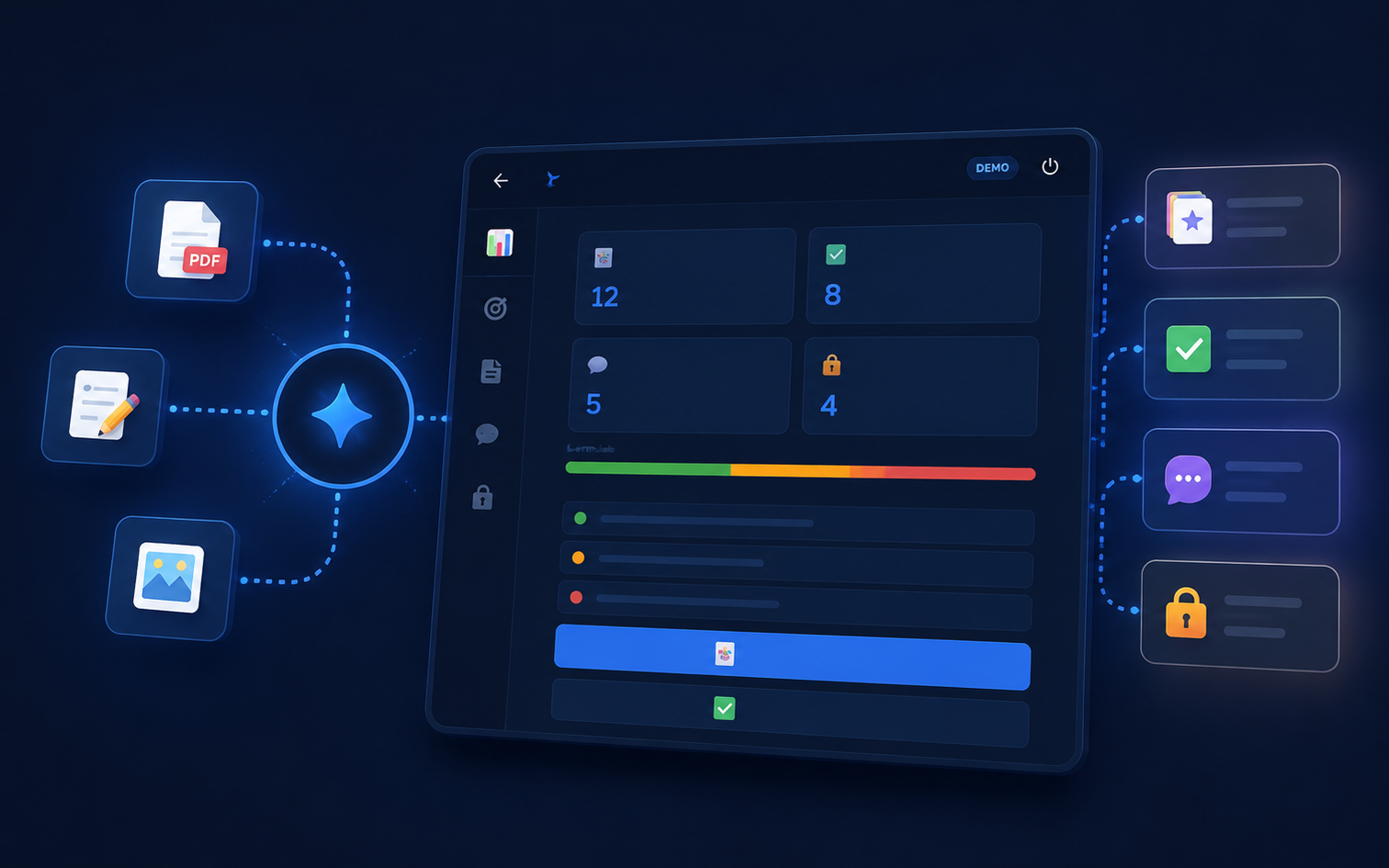 Dashboard-Ansicht des Prototyps Lernapp – KI-gestützte Prüfungsvorbereitung